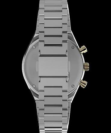 Ručni satovi: AKCIJA - TIMEX Q Timex Chronograph TW2W64200UK - 40mm - Crna Potpuno — 3