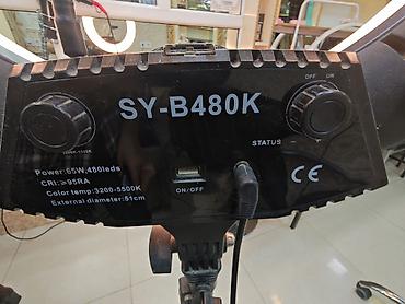 İşıqlandırma: 📸 LED Ring Light SY-B480K – Satılır | Əla Vəziyyətdə! Peşəkar — 8