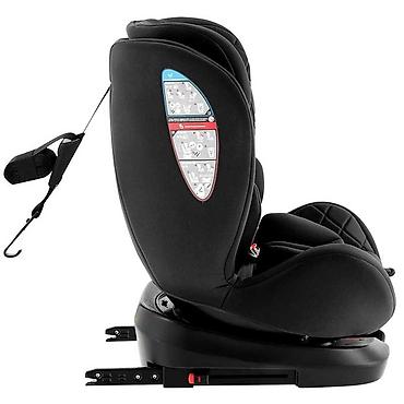 hm majice za devojcice: KIKKA BOO i-Trip I-SIZE autosedište 40–150 cm, ISOFIX, sivo/crno Šifra — 4