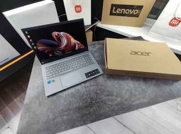 i51235u: Ноутбук, Acer, 16 ГБ ОЭТ, Intel Core i5, 15.6 ", Жаңы, Жумуш, окуу үчүн, эс тутум NVMe SSD