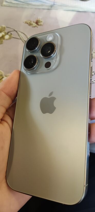 15 pro qiyməti: IPhone 15 Pro, 128 GB, Natural Titanium, Face ID