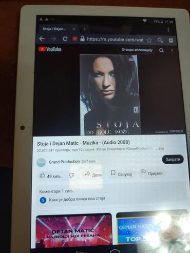 Tableti: Prodajem polovan tablet MediaTek T-906. Dual sim moze 2 kartice + — 4