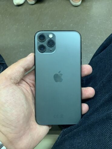 iphone 11 satis: IPhone 11 Pro, 64 GB, Matte Midnight Green, Face ID