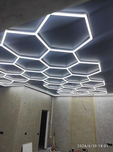 Натяжной потолок: Натяжной потолок Глянцевое, Матовое, 3D потолки Гарантия, Бесплатная консультация, Бесплатный замер — 14