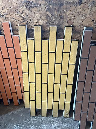 Фасадные плиты Сары-Таш (Травертин): Новый, Размер: 30x60 мм, Желтый, Гарантия, Бесплатная доставка, Бесплатный выезд — 8