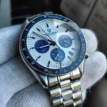 Ručni satovi: PAGANI DESIGN PD-1701 -Plava- Omega Speedmaster Moonwatch Potpuno nov — 3