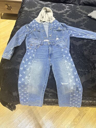 Cinslər və şalvarlar: Cins şalvar, Qız, 10 - 12 yaş, Zara Kids