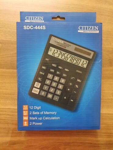 Kalkulyatorlar: Профессиональный калькулятор citizen sdc 444s