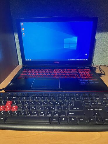 Ноутбуки: Ноутбук, MSI, 8 ГБ ОЗУ, Intel Core i5, 15.4 ", Б/у, Для несложных задач, память SSD