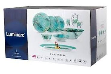 коралловый диск: Набор столовой посуды Luminarc Crazifolia, 46 предметов. В наличии 2 — 3