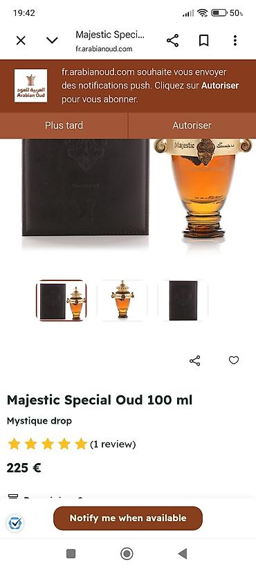 Şəxsi əşyalar: Arabian Oud – Majestic Special Oud, 100 ml - Növ: Uniseks ətir (eau — 1