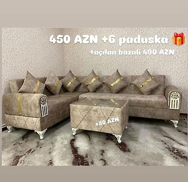 Divanlar: Künc divan, Yeni, Açılmayan, Bazasız, Parça, Şəhərdaxili pulsuz çatdırılma — 1