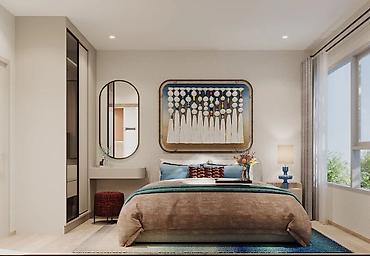 avenue: 2 комнаты, 47 м², Золотой квадрат Гостиничный тип, 3 этаж, Дизайнерский ремонт — 10