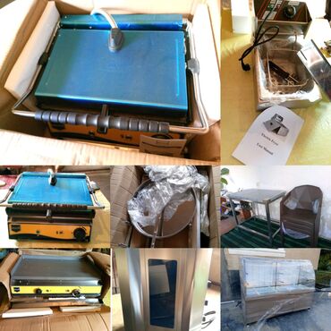 Digər restoran, kafe avadanlığı: Kafe və fast-food üçün avadanlıq dəsti Tərkib: - Şüşəli soyuducu — 9