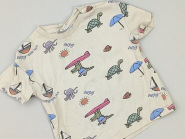 granatowa sukienka midi: T-shirt, H&M, 1.5-2 years, 86-92 cm, condition - Very good