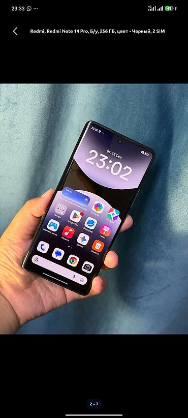 redmi note 14 5g: Redmi Note 14 Pro, цвет черный, 256 ГБ, 2 SIM. Ключевые особенности — 2