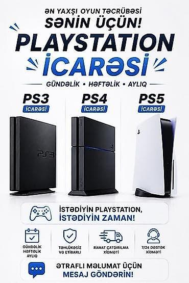 ps5 alışı: PlayStation icarəsi – PS3, PS4, PS5 - Gündəlik, həftəlik və aylıq — 1