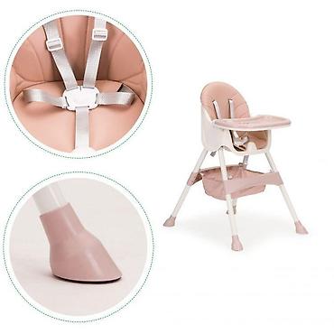 ara obuca: STOLICA ZA HRANJENJE 2U1 ECOTOYS PINK/WHITE – HC-823 PINK-250 Opis: - — 2
