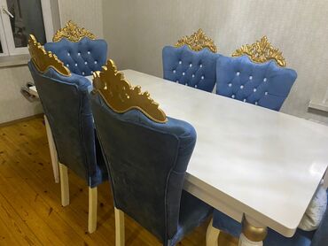 Qaçış trenajorları: Masa desti. ,350azn. 6 stulla. ünvan xetai(2224)"Tehi