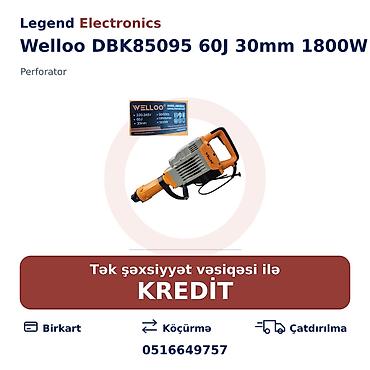acar desti: Elan başlığı: Perforator Welloo DBK85095 60J 30mm 1800W Elan mətni: - — 1