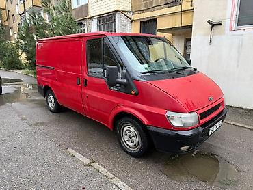 ford transit 2001: Ford Transit yük mikroavtobusu - Korpus: qapalı furqon, qırmızı rəng — 3