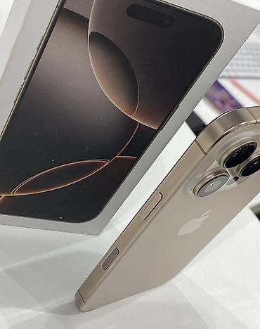 iphone telefonu: IPhone 16 Pro, 256 GB, White Titanium, Zəmanət, Simsiz şarj, Face ID — 3