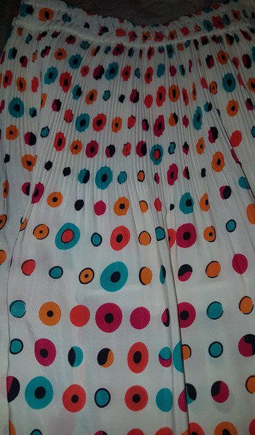 karirana suknja crvena: S (EU 36), color - Multicolored