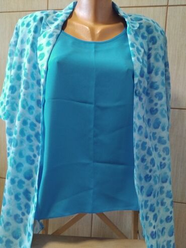 bluze sa perjem: 4XL (EU 48), Viskoza, bоја - Šareno
