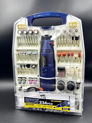 desler: ROYCE RDG135-234T – çoxfunksiyalı mini əl frezi (die grinder) seti — 1