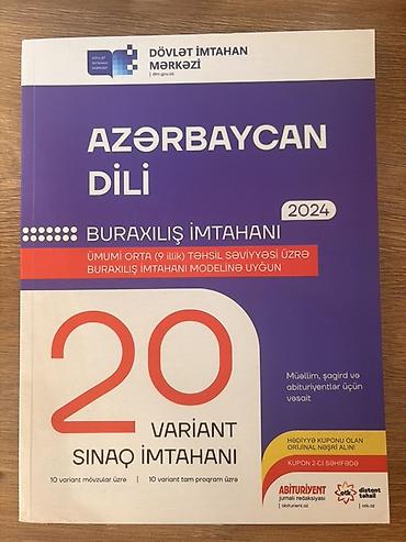 Testlər: Məhsul: “Azərbaycan dili – Buraxılış imtahanı 2024” sınaq toplusu — 1