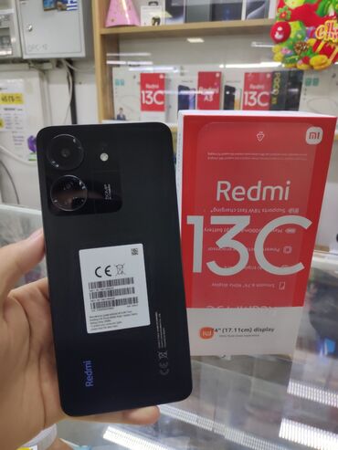 Redmi: Redmi, Redmi 13C, Б/у, 256 ГБ, цвет - Черный, 2 SIM