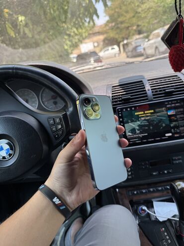 обмен айфонов: IPhone 13 Pro, Б/у, 128 ГБ, Голубой, 80 %