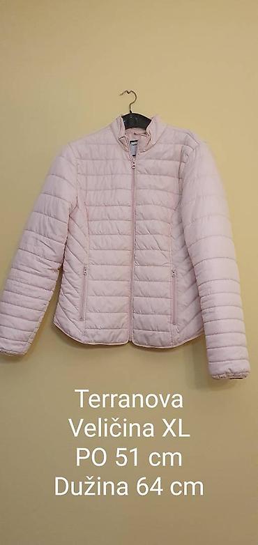 Women's Clothing: Terranova - roze jakna za prelazni period vel. XL Poluobim 51cm — 1