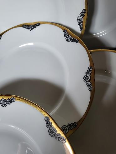 Ostali antikviteti: Tanjiri 1902g +,Kgl.Priv.Tettau.Nemacka. Nemacki deseetni tanjiri — 8