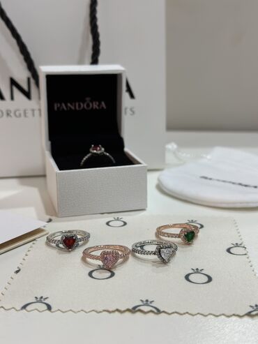 кольцо: В наличии те самые кольца от Бренда Pandora Серебро 925% •Качество