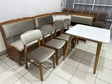 Masa və oturacaq dəstləri: Mətbəx üçün, Açılmayan, Kvadrat masa, 4 stul — 3