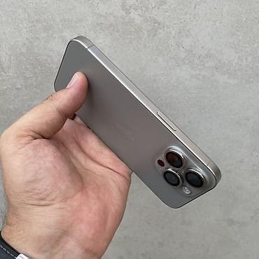 mini iphone: IPhone 15 Pro, Б/у, 256 ГБ, Natural Titanium, 84 % — 7
