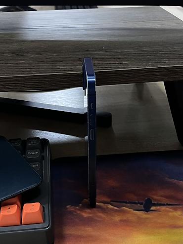 айфон 12mini: IPhone 12 mini, Б/у, 64 ГБ, Синий, Коробка, 75 % — 5