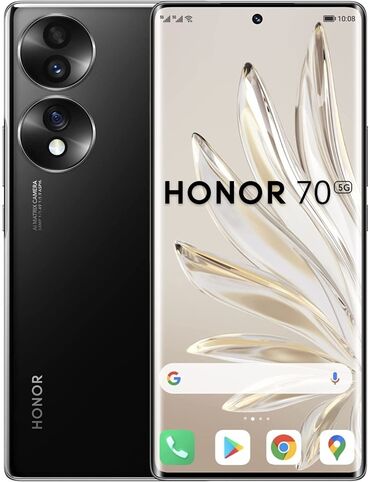 ikinci el telefonlar: Honor 70, 128 GB, rəng - Qara
