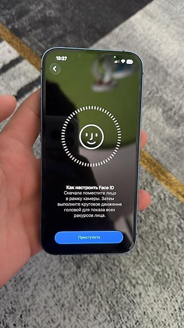 Apple iPhone: IPhone 13, Б/у, 128 ГБ, Синий, Чехол, 89 % — 6
