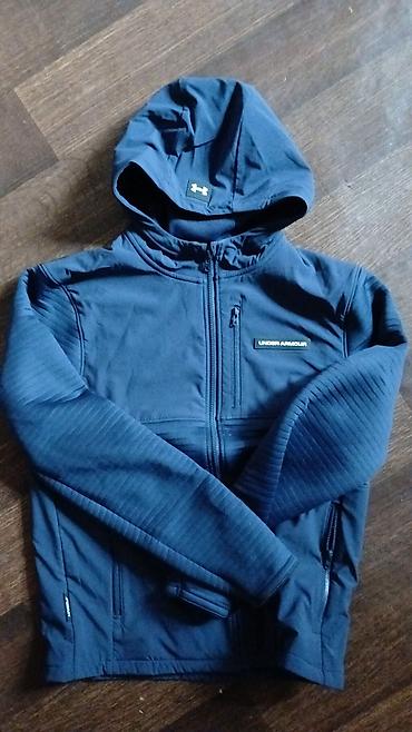pull bear: Мужская толстовка, M, Under Armour, Б/у, цвет - Синий, Платная доставка — 1