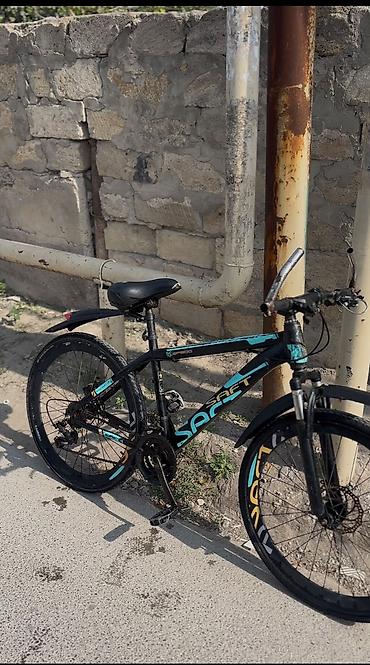 mini karavan satisi: SAFT markalı velosiped satılır. Qara və firuzəyi rəng — 2