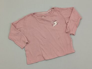 bluzki w róże: Bluzka, Lupilu, 1.5-2 lat, 86-92 cm, stan - Zadowalający