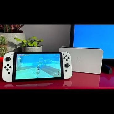 barter nintendo: Nintendo Switch OLED Portativ Oyun Konsolu 64GB Wi‑Fi HDMI Nintendo — 1