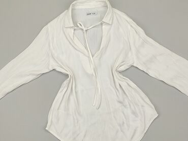 białe bluzki z rękawem 3 4: Блуза жіноча, Cropp, S, стан - Хороший