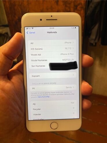 Apple iPhone: IPhone 8 Plus, 64 GB, Ağ, Barmaq izi — 6