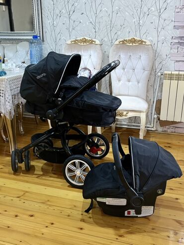 əkizlər və üçəmlər üçün easygo duo uşaq arabaları: 3-ü 1-də araba, Yaş: 1-6 ay