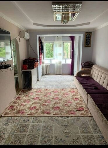 квартира токмок сниму: 2 комнаты, 48 м², 105 серия, 3 этаж, Косметический ремонт