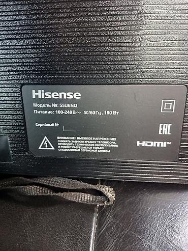 Hisense 55U6NQ televizor - Model: 55U6NQ - Güc tələbi: 100–240V