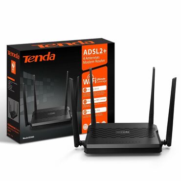 Modemlər və şəbəkə avadanlıqları: Wi-Fi router TENDA D305 300Mbps BLAZING-FAST STABLE ADSL +MODEM ROUTER